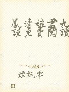 凤清婉君九渊小说免费阅读最新章节封面