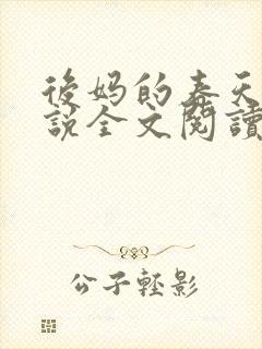 后妈的春天的小说全文阅读封面