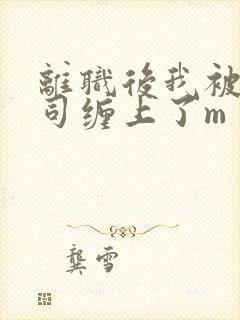 离职后我被前上司缠上了m封面