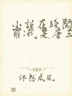 小说在线阅读斗罗:我是唐三妹妹封面