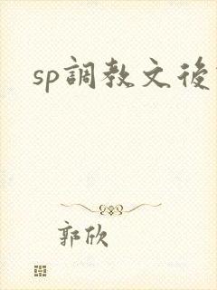 sp调教文后宫