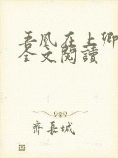 吾凰在上卿在下全文阅读