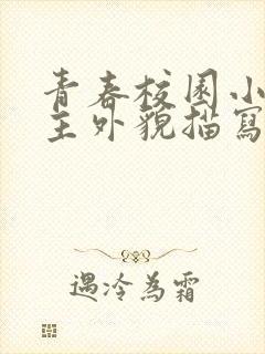 青春校园小说女主外貌描写