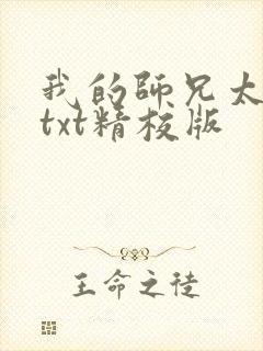 我的师兄太稳健txt精校版