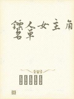 镖人女主角全部名单封面