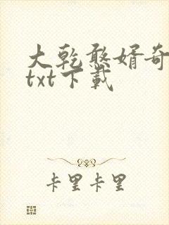 大乾憨婿奇书网txt下载封面