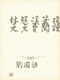 林照溪萧砚川全文免费阅读