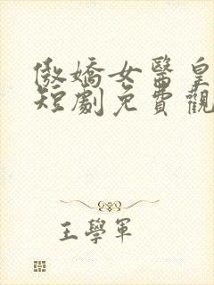 傲娇女医皇保镖短剧免费观看