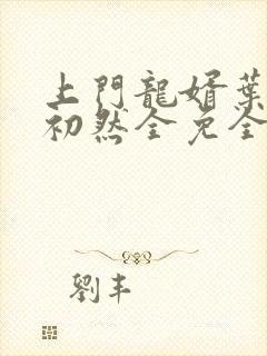 上门龙婿叶辰萧初然全免全集完结版小说