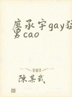廖承宇gay猛男cao封面