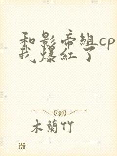 和影帝组cp后我爆红了封面