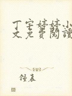 丁宇婷婷小说全文免费阅读