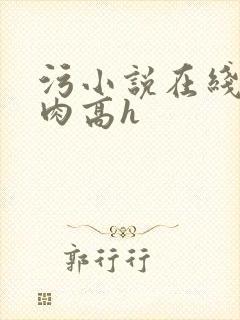 污小说在线阅读肉高h