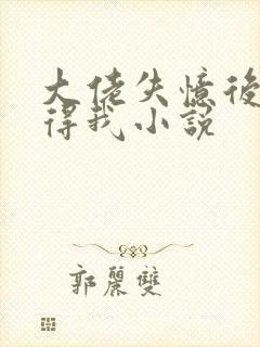 大佬失忆后只记得我小说