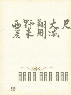 西野翔大尺度做爰未删减封面