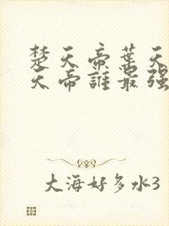 楚天帝叶天帝荒天帝谁最强