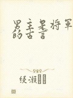 男主是将军很虐的古言