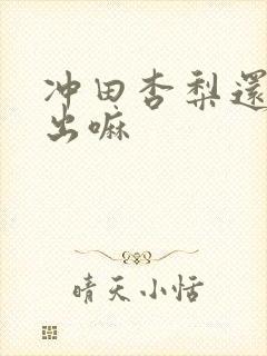 冲田杏梨还会复出嘛封面