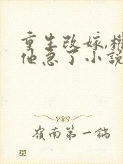 重生改嫁,权臣他急了小说阅读