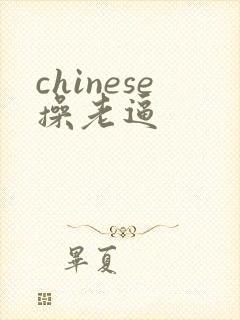 chinese操老逼封面