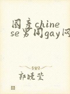 国产chinese男同gay网站