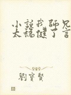 小说我师兄实在太稳健了言归正传好看么