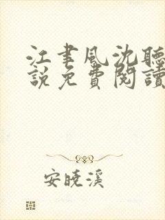 江聿风沈听晚小说免费阅读最新章节封面