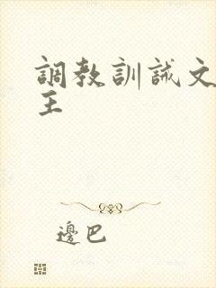 调教训诫文双男主