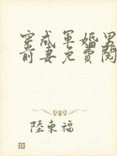 穿成军婚男主的前妻免费阅读封面