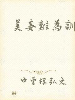 美妾难为训诫文