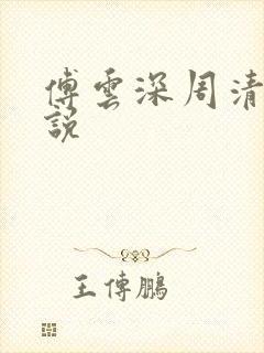 傅云深周清婉小说封面