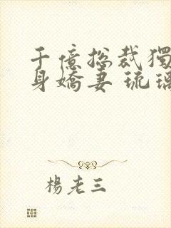 千亿总裁独宠替身娇妻 琉璃雪雪