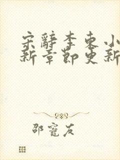 宋辞李东小说最新章节更新封面