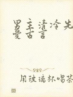 男主清冷先婚后爱古言