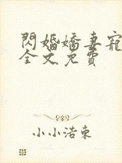 闪婚娇妻宠上天全文免费