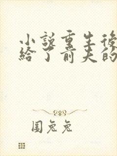 小说重生后我嫁给了前夫的死对头