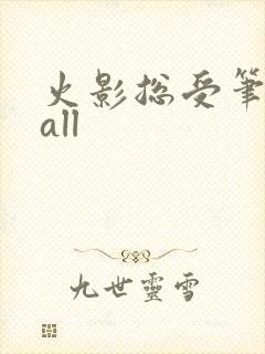 火影总受笔趣阁all