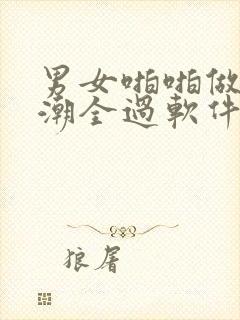 男女啪啪做爰高潮全过软件