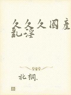 久久久国产精品乱淫