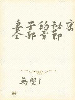 妻子的秘密小说全部章节