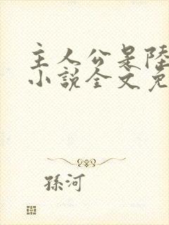 主人公是陆鸣的小说全文免费阅读