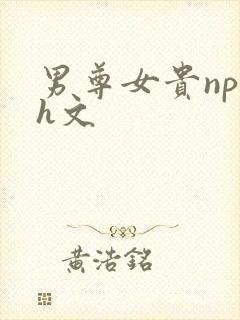 男尊女贵np高h文