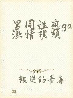 男同性恋gay激情视频