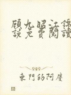 顾九昭江锦禾小说免费阅读最新章节