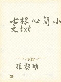 七根心简小说全文txt
