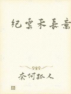 纪云禾长意结局封面