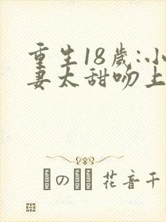 重生18岁:小妻太甜吻上瘾免费阅读封面