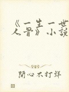 《一生一世,美人骨》小说封面