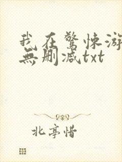 我在惊悚游戏里无删减txt