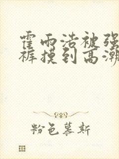 霍雨浩被强扒内裤摸到高潮的小说封面